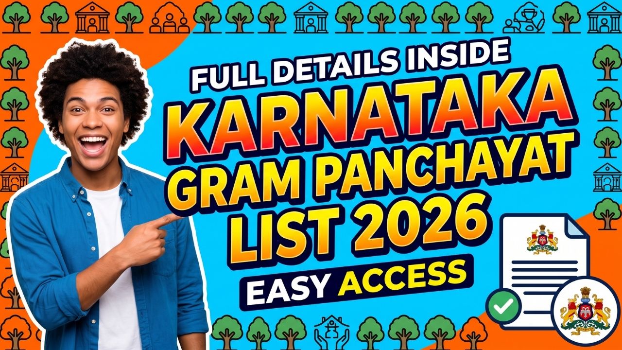 Karnataka Gram Panchayat List 2026 – District & Taluk Wise List