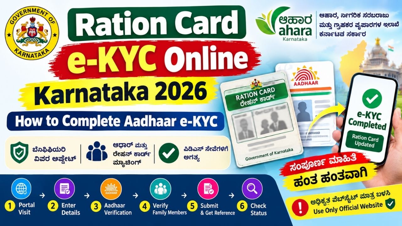 Ration Card e-KYC Online Karnataka