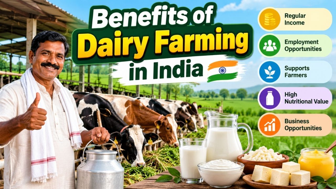 Benefits of Dairy Farming in India